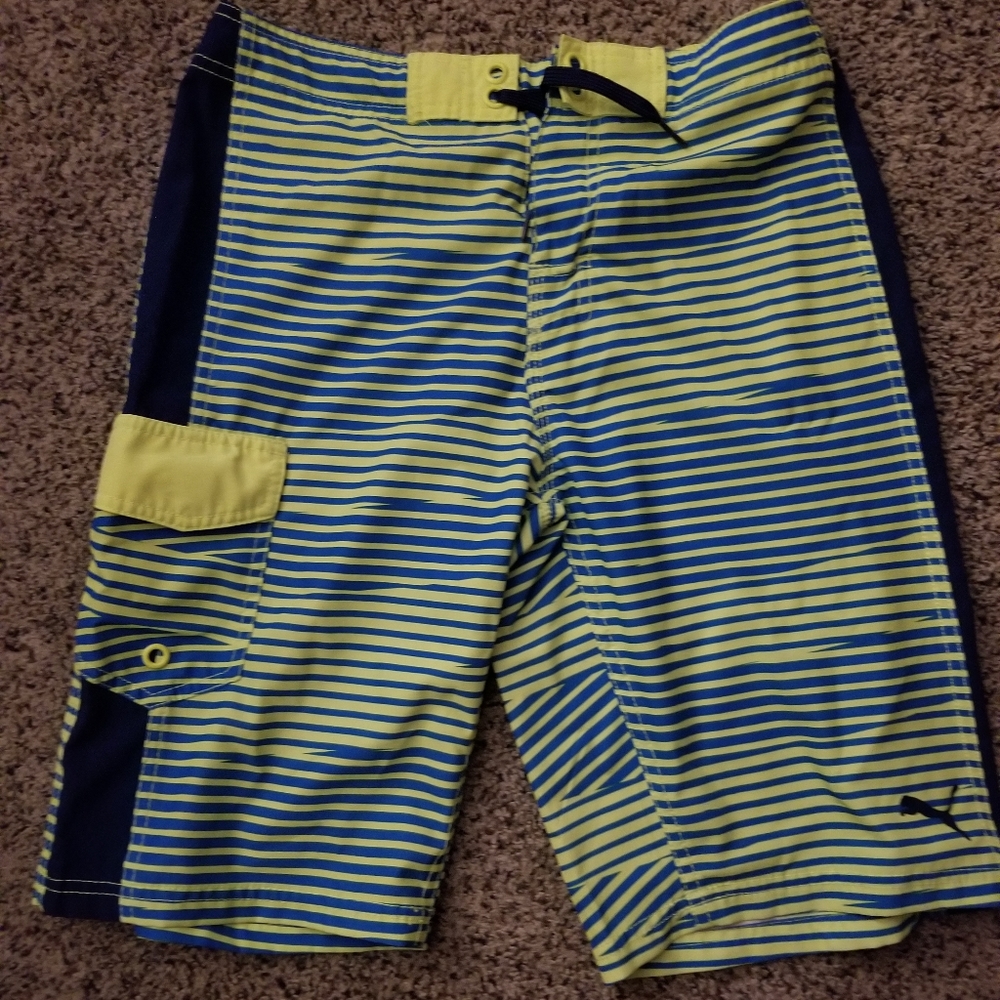 Boys youth 14/16 puma swim trunks